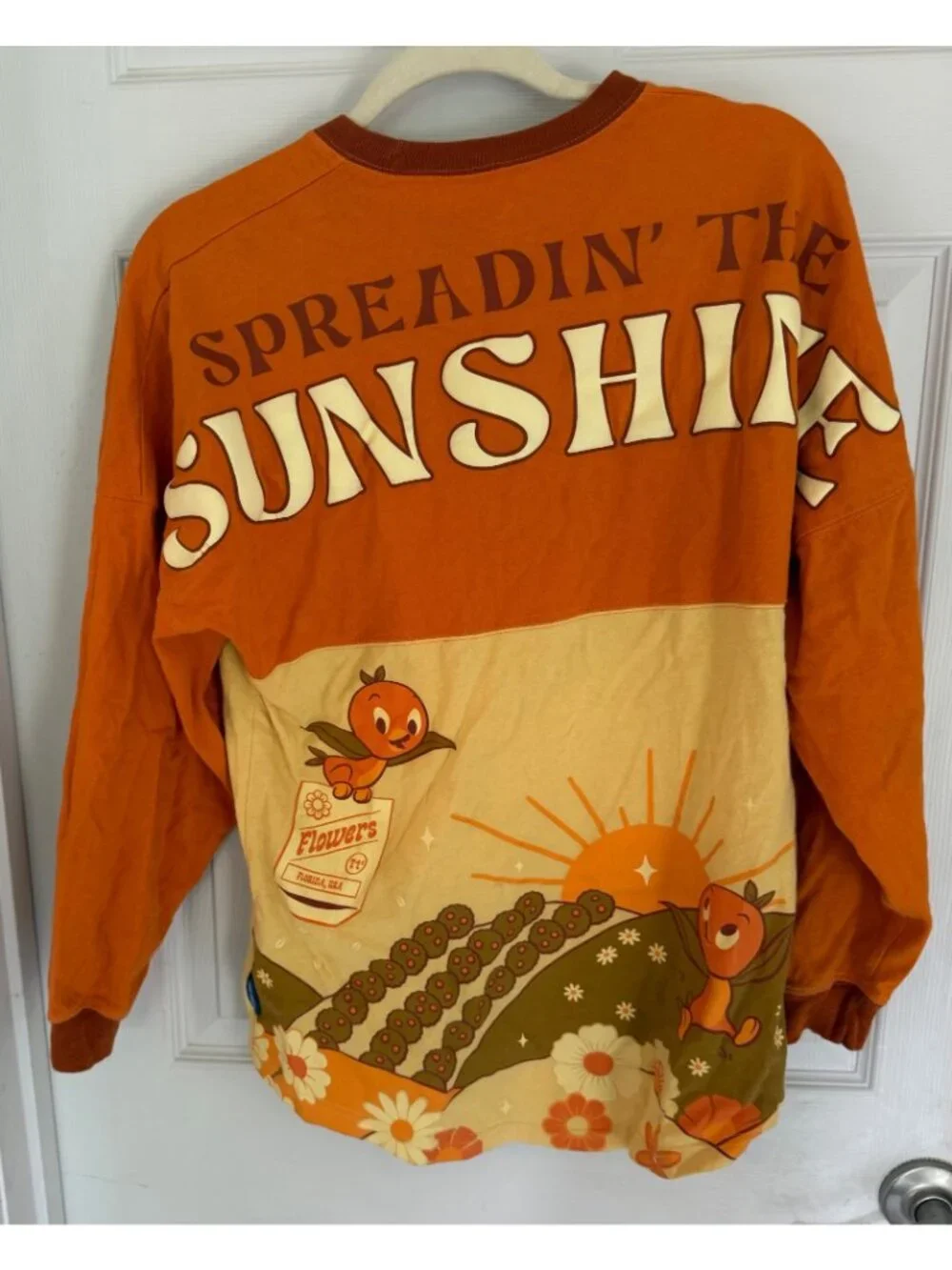 Disney Orange Bird Sunshine Epcot Flower Garden Festival Spirit Jersey XS - Picture 3 of 8